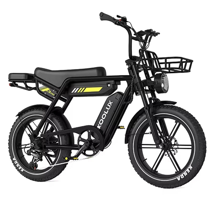 KOOLUX X9 Pro – 750W Electric City & Mountain Bike | 48V 31.2Ah Dual/Single Battery Options | 20" Fat Tire E-Bike | Long-Range Urban Commuter | Adult Electric Bicycle