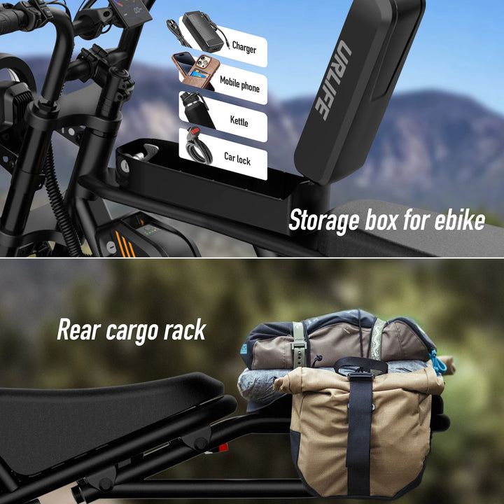 T2 Electric Fat Tire Bike – 1500W Peak Motor | 48V 15.6Ah Removable Battery | 100 Mile (160KM) Range | 20×4” All-Terrain Tires | Hydraulic Brakes | Powerful Off-Road E-Bike