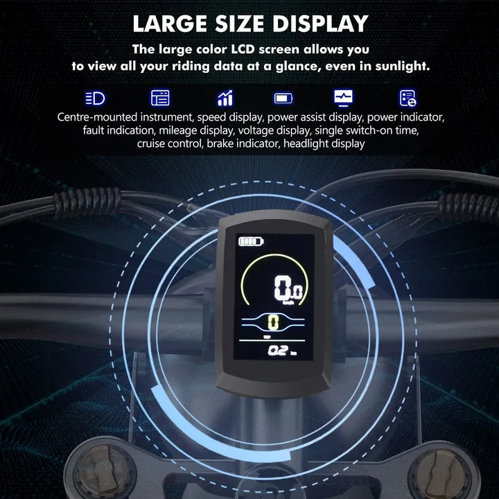 Hidoes B6 Electric Bike – 1200W Brushless Motor • 48V 15.6Ah Lithium Battery • 20×4” Fat Tire Snow & Off-Road E-Bike • Powerful Adult Electric Motorcycle Bicycle