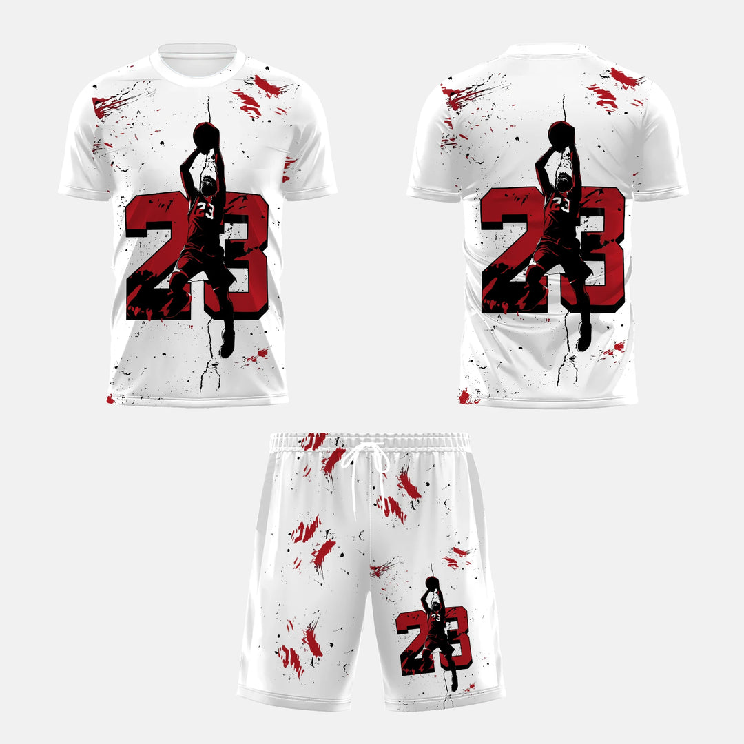 Summer 2025 New men's suit 3D printed casual sportswear polyester men's wear