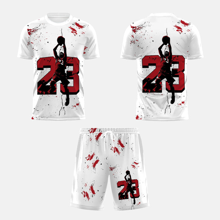 Summer 2025 New men's suit 3D printed casual sportswear polyester men's wear