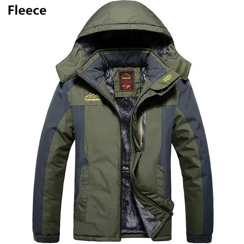 2026 Winter Jacket Men Thick Warm Waterproof Hooded Parka Coat Windbreaker Military Fleece Jacket PlusSize 9XL Jaqueta Masculina