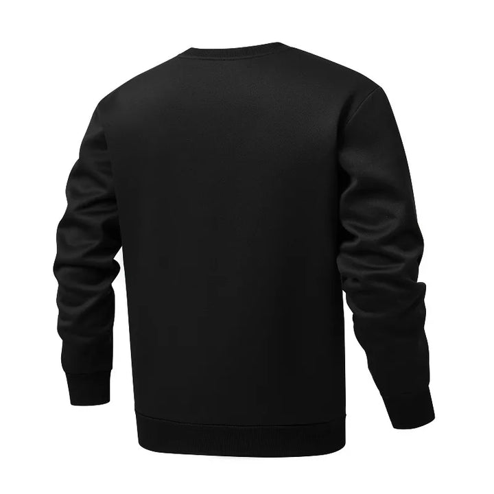 Men's Winter Fleece Lined Warm Top Autumn Korean Fashionable Long Sleeved Base Shirt Plush Casual Warm Underwear T-shirt