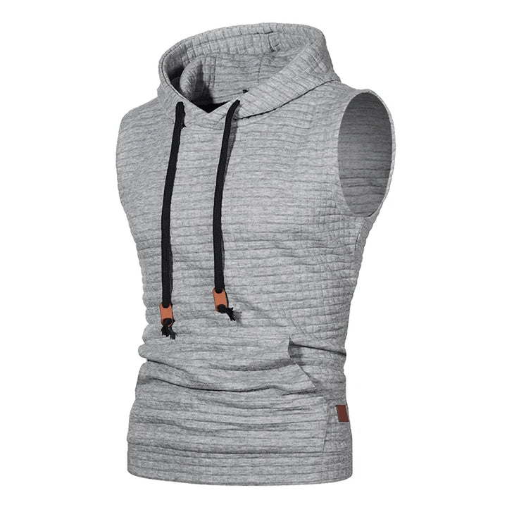 2026 New Fashion Zipper Cardigan Sweater Mens Sleeveless Hooded Vest Jacket Plus Size S-4XL Streetwear Vest Hoodies