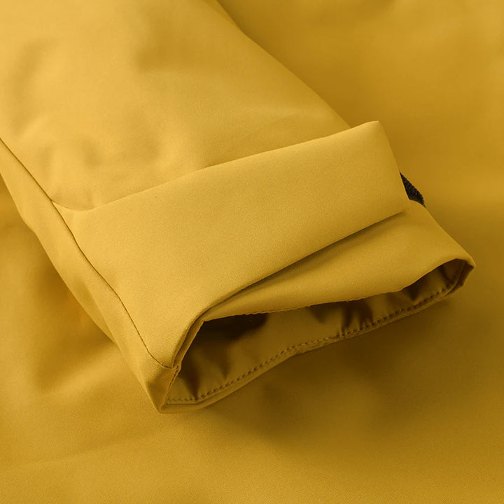 JNLN Unisex Waterproof Fleece Jackets Winter Windproof Thermal Windbreaker Men Women Hiking Camping Skiing Climbing Raincoat