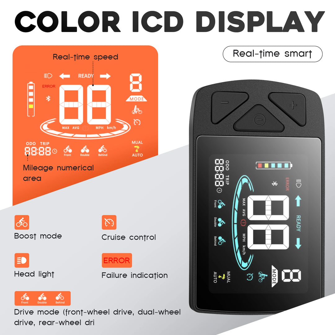 EMOKO EC27 – 500W Electric Mountain & Delivery Bike | 48V 45Ah Dual Removable Batteries | 27.5" Tires | Hydraulic Brakes | Long-Range Adult E-Bike