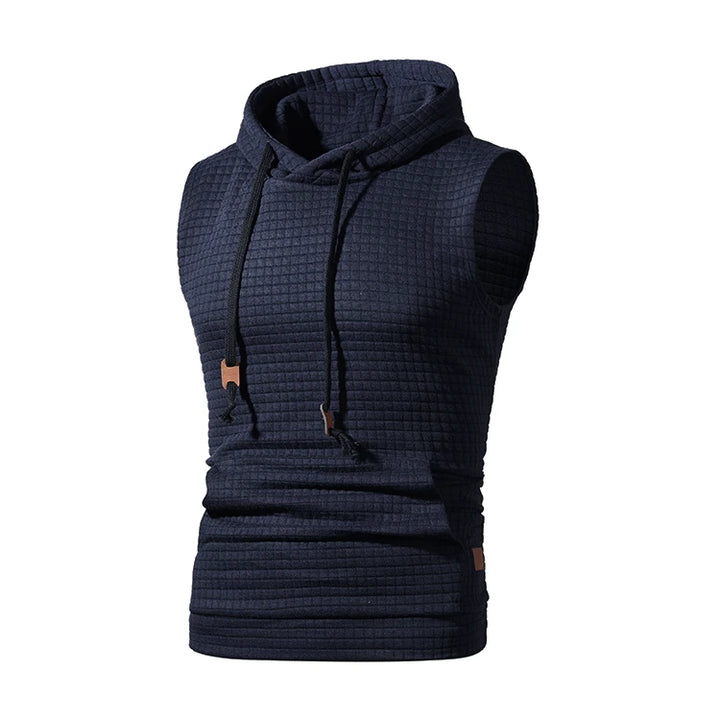 2026 New Fashion Zipper Cardigan Sweater Mens Sleeveless Hooded Vest Jacket Plus Size S-4XL Streetwear Vest Hoodies