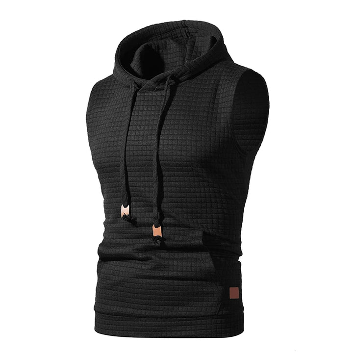 2026 New Fashion Zipper Cardigan Sweater Mens Sleeveless Hooded Vest Jacket Plus Size S-4XL Streetwear Vest Hoodies