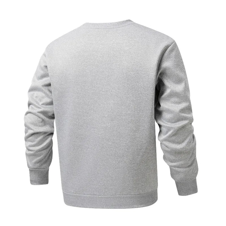 Men's Winter Fleece Lined Warm Top Autumn Korean Fashionable Long Sleeved Base Shirt Plush Casual Warm Underwear T-shirt