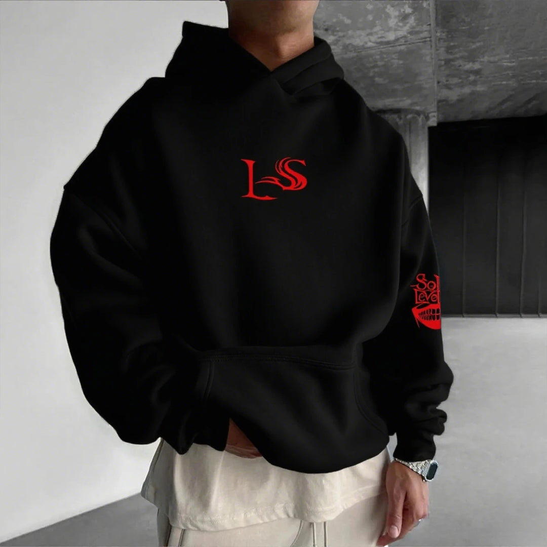 Solo Leveling Anime Hoodie Men Women Streetwear Oversized Graphic Pullover Sweatshirt Spring Autumn Casual Cosplay Hooded Jacket