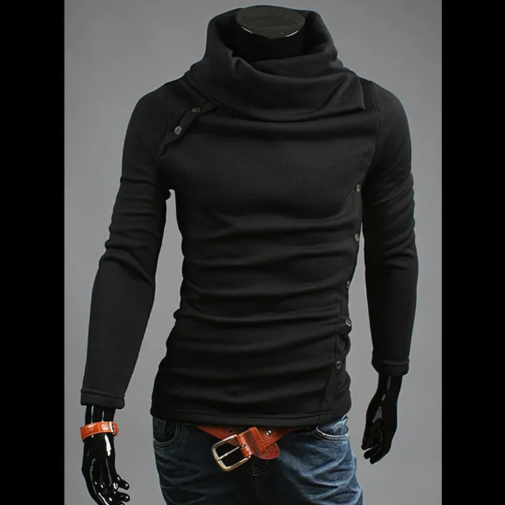 Fashionable British Style Men's Crew Neck Knitwear Sweater Large Size Overhead Casual Winter Warm Top Quality Material