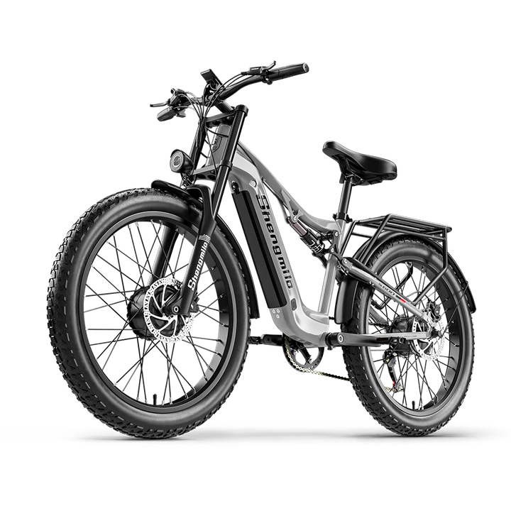 Shengmilo S600 2000W Dual Motor Electric Bike – 48V 17.5Ah Battery, 26" Fat Tire, All-Terrain Mountain E-Bike for Adults