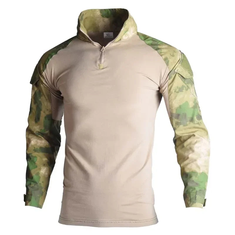 Tactical Suits Outdoor Paintball Outdoor Uniform Combat Camo Shirts Cargo Knee Pads Pants Men Clothing Wear-resisting