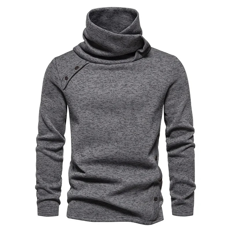 Fashionable British Style Men's Crew Neck Knitwear Sweater Large Size Overhead Casual Winter Warm Top Quality Material
