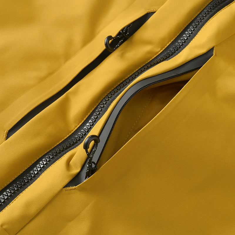 JNLN Unisex Waterproof Fleece Jackets Winter Windproof Thermal Windbreaker Men Women Hiking Camping Skiing Climbing Raincoat