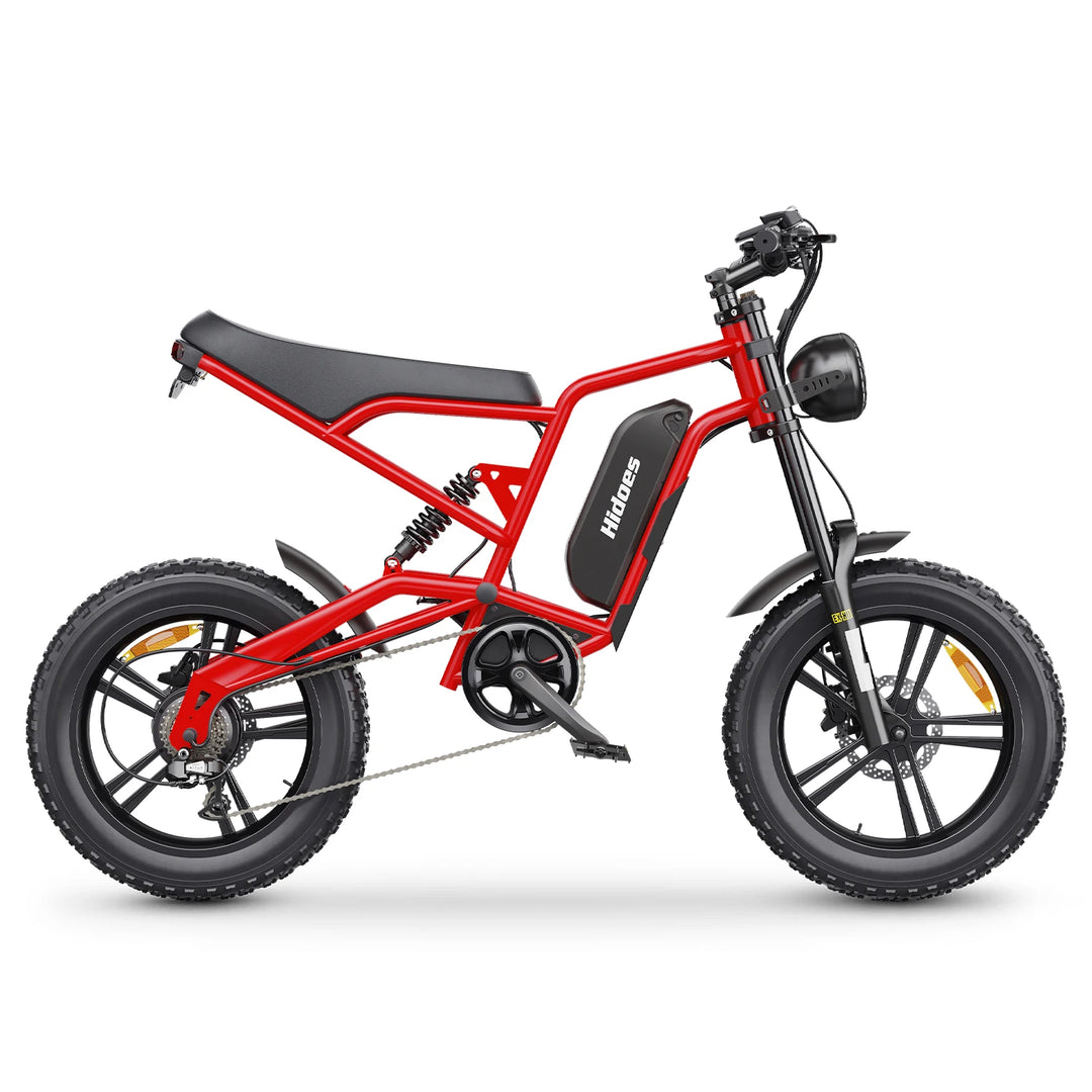 Hidoes B6 Electric Bike – 1200W Brushless Motor • 48V 15.6Ah Lithium Battery • 20×4” Fat Tire Snow & Off-Road E-Bike • Powerful Adult Electric Motorcycle Bicycle