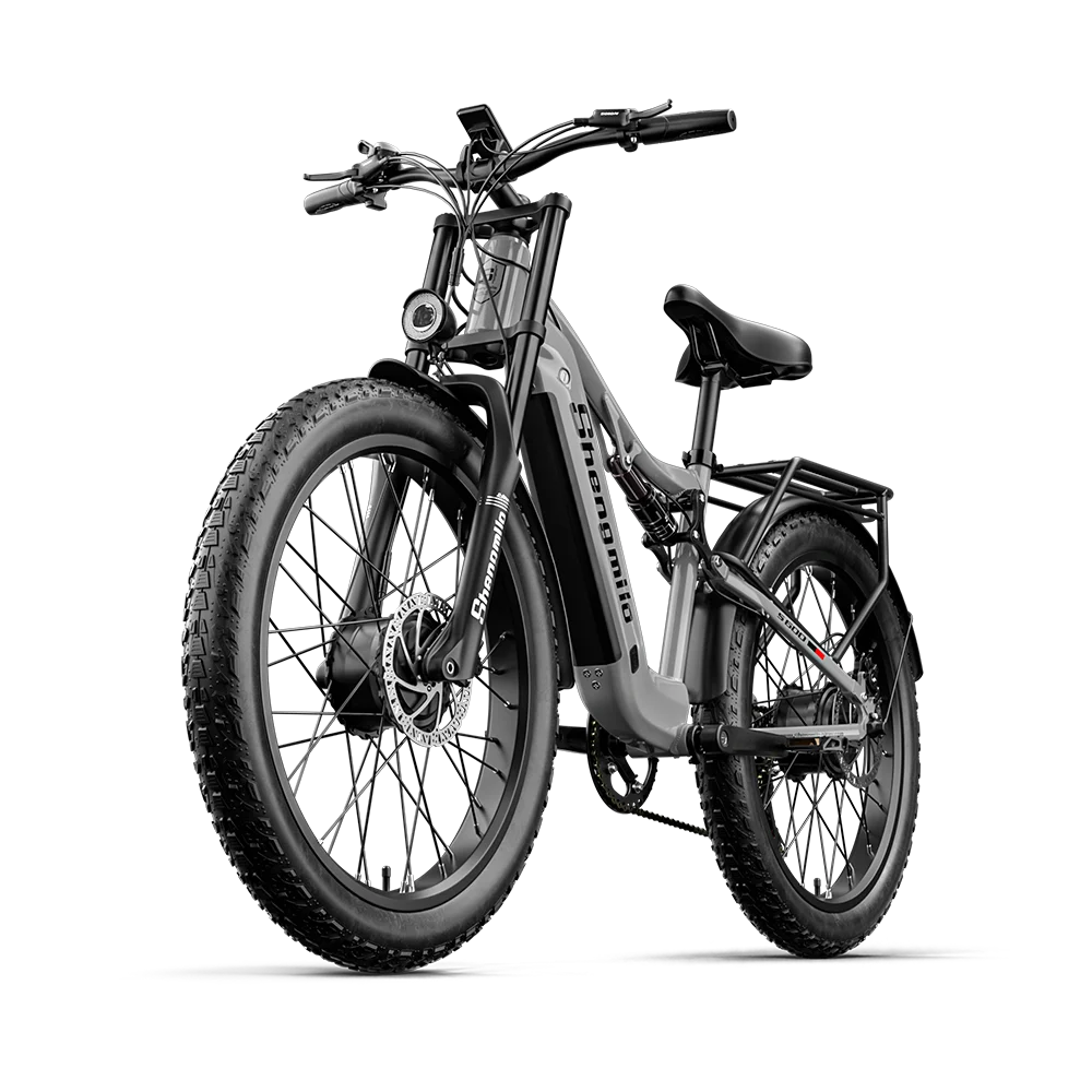Shengmilo S600 2000W Dual Motor Electric Bike – 48V 17.5Ah Battery, 26" Fat Tire, All-Terrain Mountain E-Bike for Adults