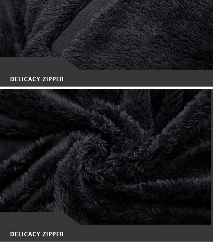 Male Solid Cotton Outwear Coats Men's Thick Fleece Winter Jacket Fashion Fur Hooded Warm Cooton Parka Windbreaker Plus Size 6XL