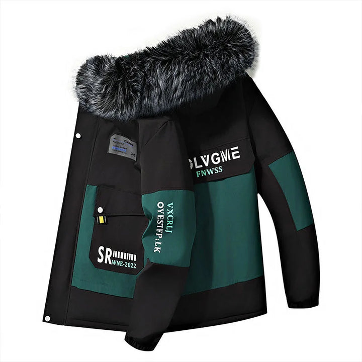 2026 Autumn/Winter Fashion Sports Plus Fleece Thick Warm Jacket Men's Casual Loose Comfortable Large Size High Quality Coat 4XL