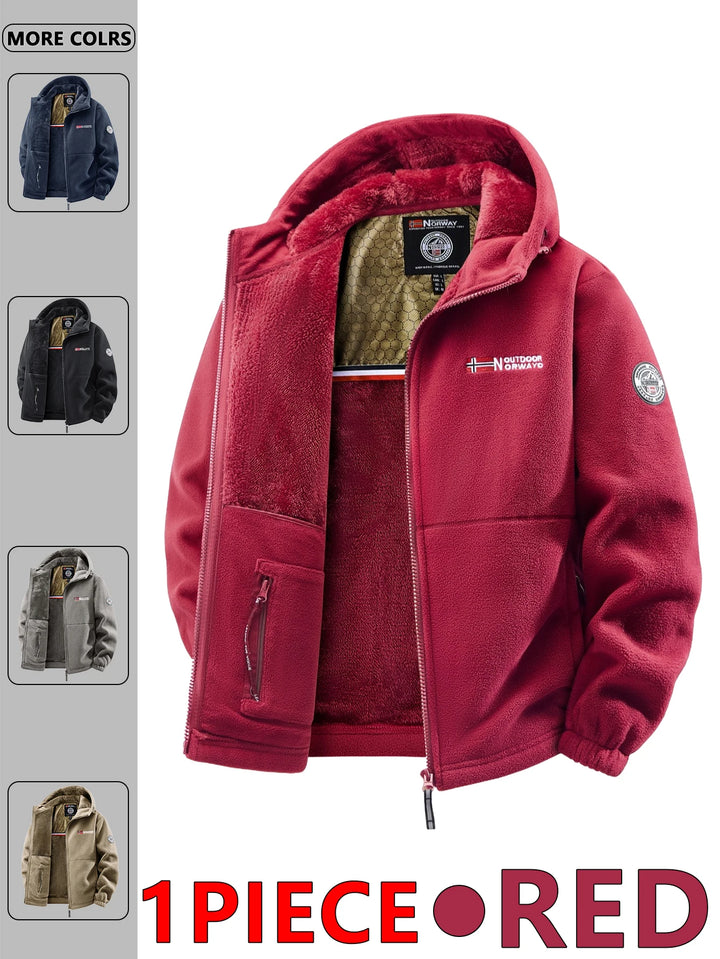 Men's Autumn and Winter Outdoor Hooded Jacket, Suitable for Daily Wear at Home, for Travel, Parties, Commuting, Outdoor Fashion Versatile, Enhances Temperament, Streetwear, Travel Wear.