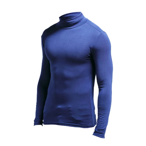 Men's thermal underwear in turtleneck lapel autumn thin Modal autumn and winter long-sleeved base shirt single slim-fit top