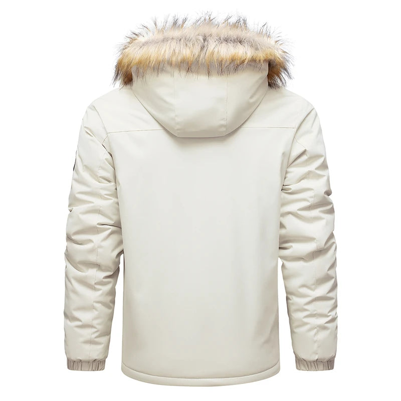 New Outdoor Warm plush Waterproof SoftShell Hiking Jacket Windbreaker Ski Coat Hiking Rain Camping Fishing Tactical Clothing Men