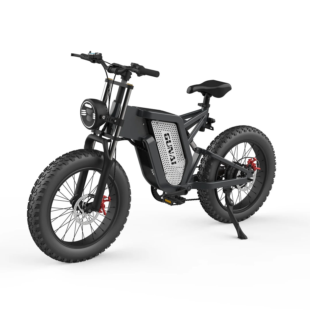 GUNAI MX25 Fat Tire Electric Bike – 1000W Brushless Motor • 48V 25Ah Lithium Battery • 20×4” Off-Road Mountain E-Bike for Adults • Long-Range MTB E-Bicycle