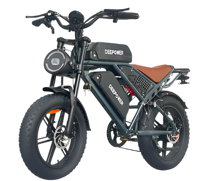 DEEPOWER S7Pro Off-Road Electric Bike – 1500W Brushless Motor • 48V LG Lithium Battery (20Ah/35Ah/60Ah) • 50 km/h Top Speed • 20” Fat Tires • Adult All-Terrain Mountain E-Bike